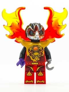 LEGO Minifigure-Razar - Armor Breastplate, Fire Wings-Legends of Chima-LOC135-Creative Brick Builders
